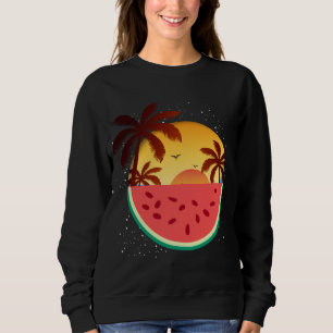 Sudadera Verano Vacaciones Atardecer Ropa Fruta Exótica