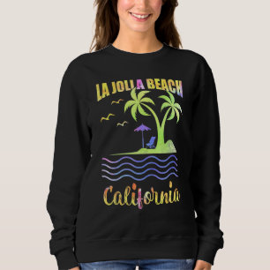 Sudadera Verano Vacaciones Retro Sunset California La Jolla