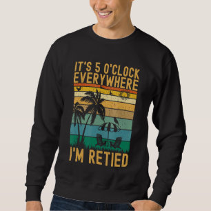 Sudadera Verano vintage desatado son las 5 en punto Gr