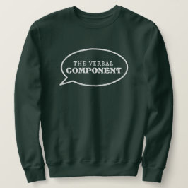Sudadera Verbal Component - Verde