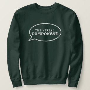 Sudadera Verbal Component - Verde