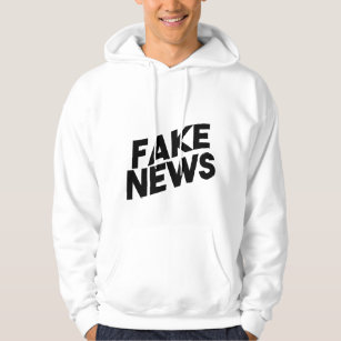 Sudadera Verdad de moda del poste de las noticias falsas