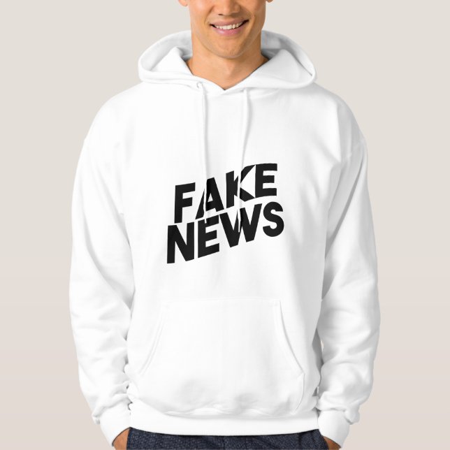 Sudadera Verdad de moda del poste de las noticias falsas (Anverso)