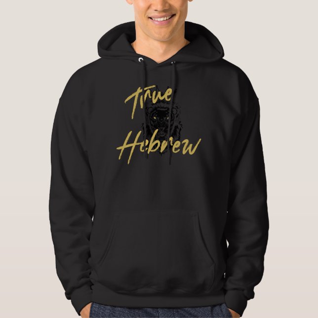 Sudadera Verdad hebrea israelita judío Israel tribus león d (Anverso)