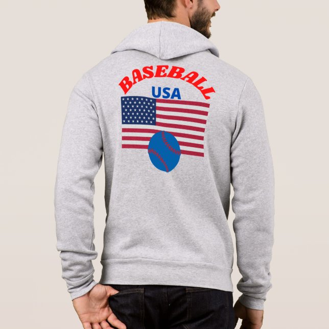 Sudadera Verdadera colección clásica del béisbol americano  (Reverso)
