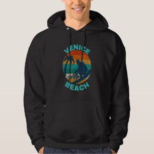 Sudadera Verde azulado Venice Beach Los Angeles Ca Surfing