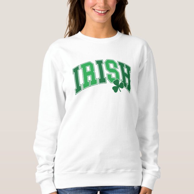 Sudadera Verde Irlanda (Anverso)