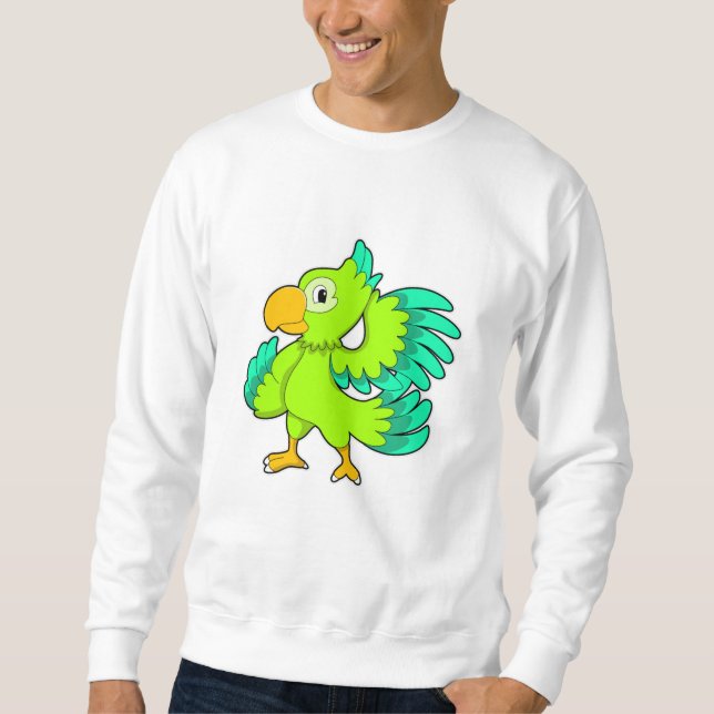 Sudadera Verde loro (Anverso)