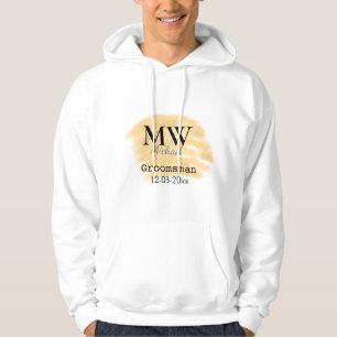 Sudadera verde salvia naranja agregar nombre letra fecha pa