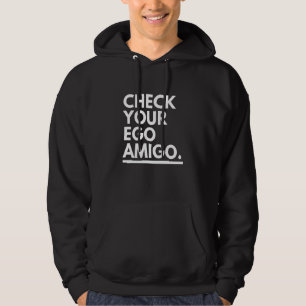 Sudadera Verifica tu mensaje emotivo y divertido de Ego Ami