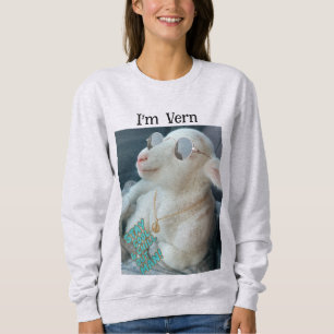 Sudadera Vern el Príncipe de un cordero montando escopeta 