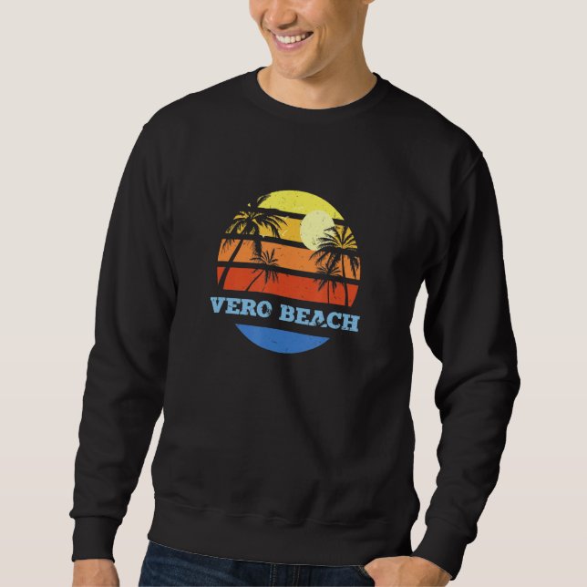 Sudadera Vero Beach Florida Fl Beach Zero Beach Bum (Anverso)