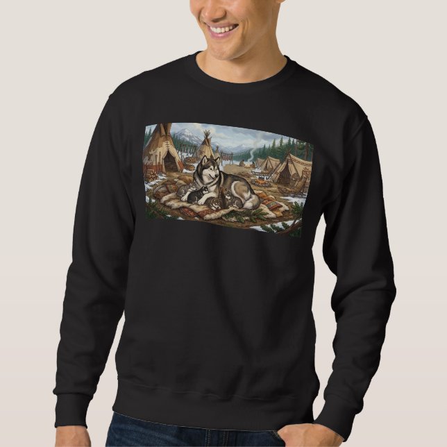 Sudadera Versión 1 de Madre Malamute (Anverso)