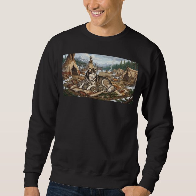 Sudadera Versión 2 de Madre Malamute   (Anverso)