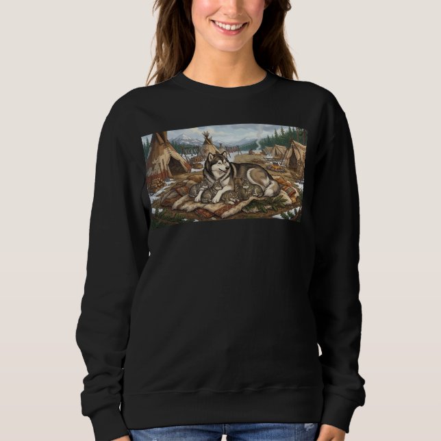 Sudadera Versión 2 de Malamute Mother (Anverso)