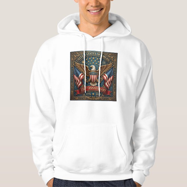 Sudadera Versión 2 del 250 aniversario de América (Anverso)