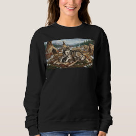 Sudadera Versión de madre malamute 1 