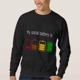 Sudadera Versión del icono de batería