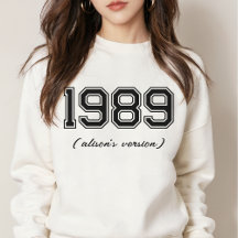 VERSIONES 89 Año Personalizado Variedad de nombres