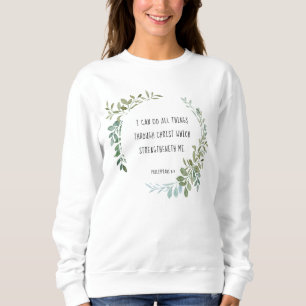 Sudadera Verso de la Biblia, Filipinas 4:13