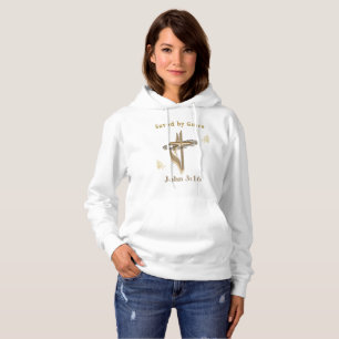 Sudadera Verso de la Biblia salvado por Grace