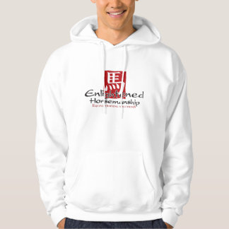 Sudadera Vertical aclarada de la insignia de la equitación