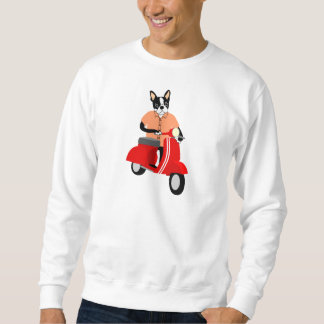 Sudadera Vespa de Boston Terrier