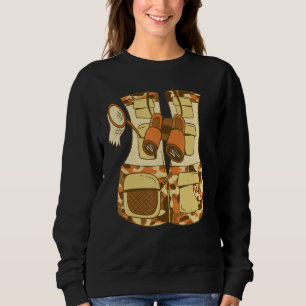 Sudadera Vestido Aventura Safari Con Binoculares De Expedic