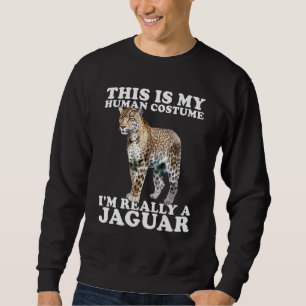 Sudadera Vestido de animales salvajes de la jungla de gato 