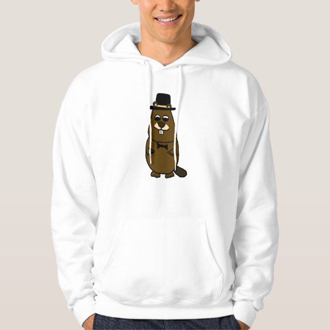 Sudadera Vestido de Groundhog (Anverso)
