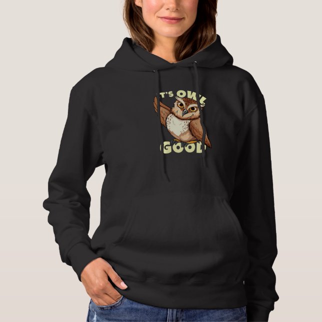 Sudadera Vestimenta de búho es bueno de búho (Anverso)