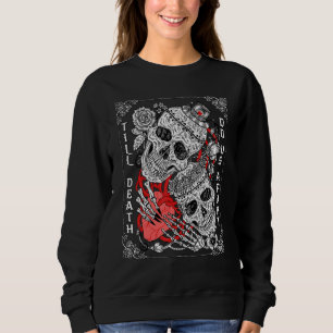 Sudadera Vestir Gótico estético hasta que la muerte nos apa