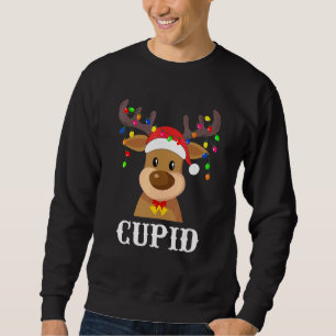 Sudadera Vestuario de grupo Santa Reindeer Cupido Xmas
