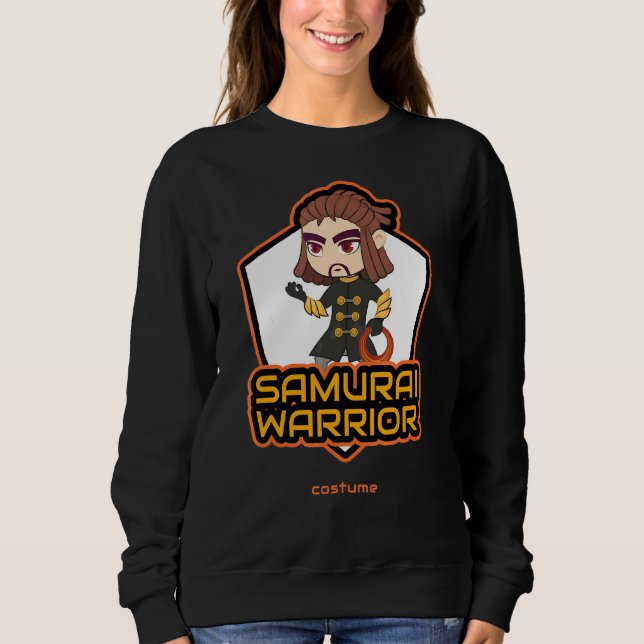 Sudadera Vestuario de guerrero de Samurai (Anverso)