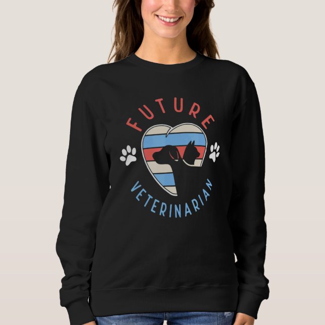 Sudadera vet tech for Future Veterinarian (Anverso)