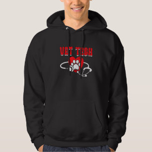 Sudadera Vet Tech Love Animals Love And Care Paw Print Stet