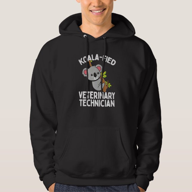 Sudadera Vet Technician Koalafied Veterinarian Koala Veteri (Anverso)
