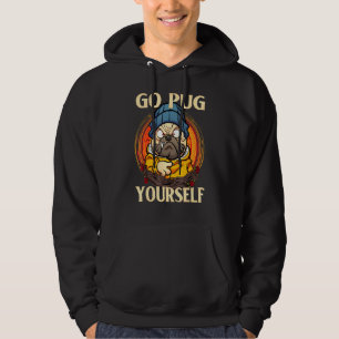 Sudadera Vete a pug tú mismo