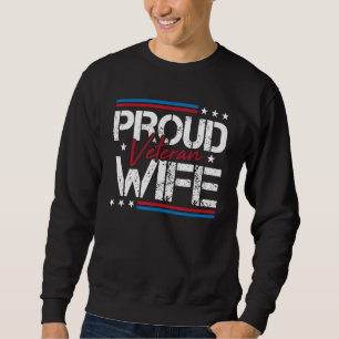 Sudadera Veterana del ejército de esposas orgullosas Guay D