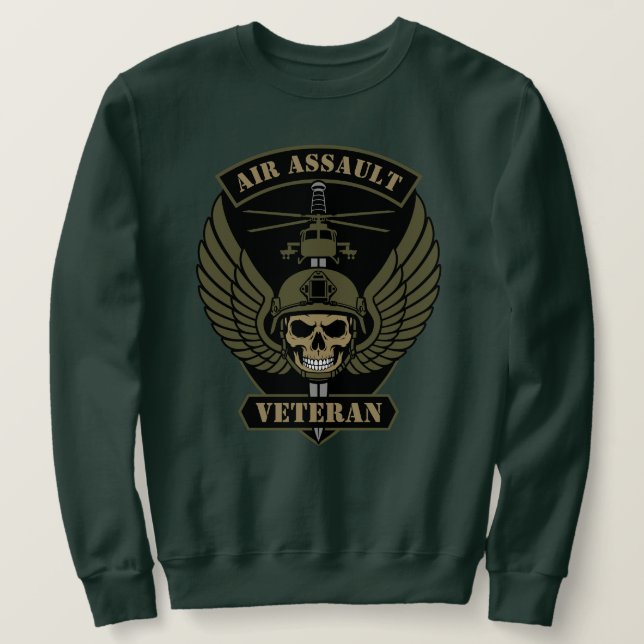 Sudadera Veterano de Asalto Aéreo (Anverso del diseño)