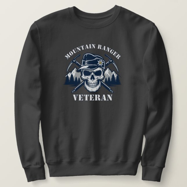 Sudadera Veterano de Guardabosques de Montaña (Anverso del diseño)