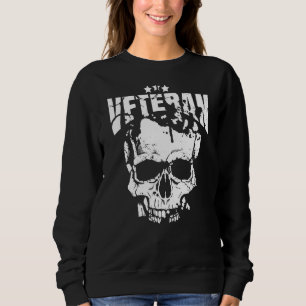 Sudadera Veterano de la Calavera Militar Molesto