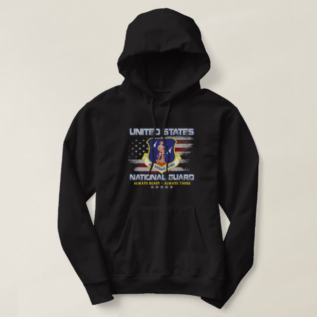 Sudadera Veterano de la Guardia Nacional de Estados Unidos  (Diseño del anverso)
