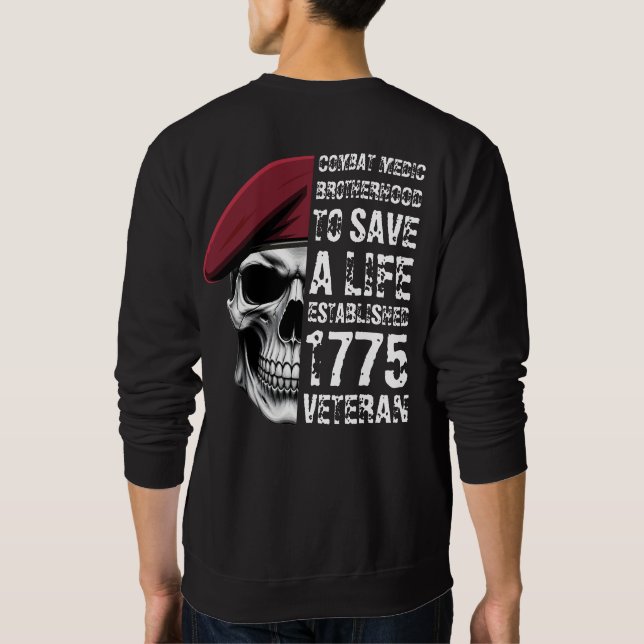 Sudadera Veterano de la Hermandad de Médicos de Combate (Reverso)