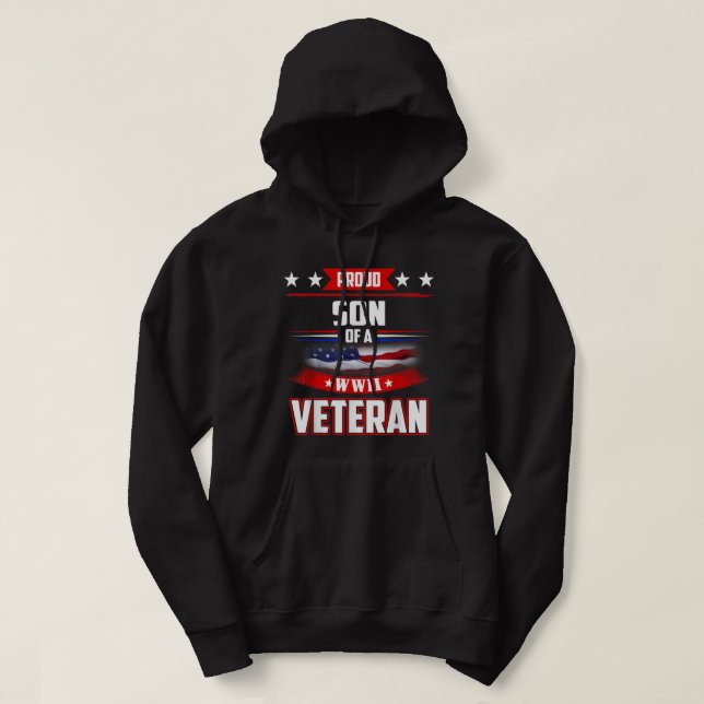 Sudadera Veterano de la Segunda Guerra Mundial 2 Tee milita (Diseño del anverso)