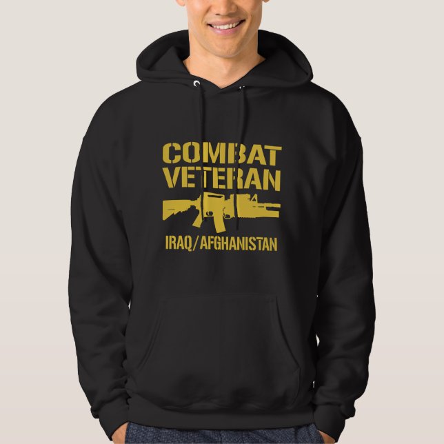 Sudadera Veterano del combate de Iraq y de Afganistán (Anverso)