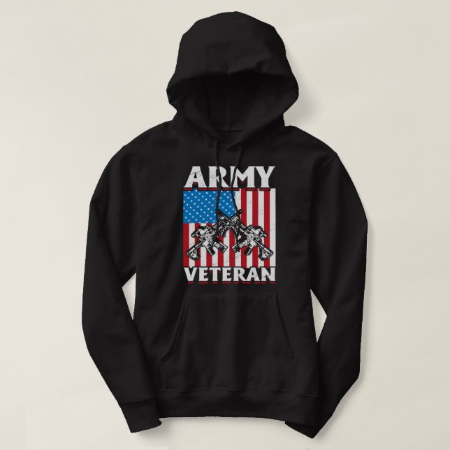 Sudadera Veterano del Ejército de los Estados Unidos 162 (Diseño del anverso)