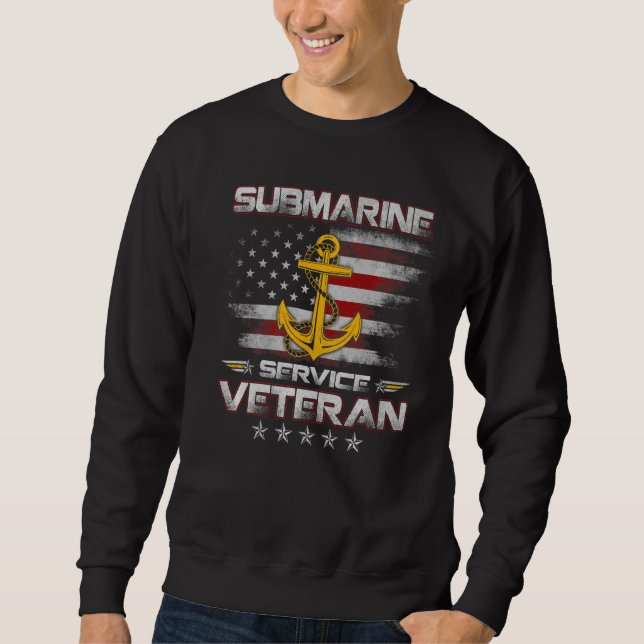 Sudadera Veterano del Servicio Submarino de Estados Unidos  (Anverso)