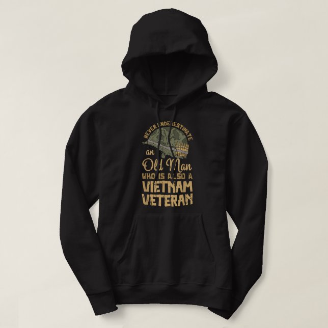 Sudadera Veterano soldado del Ejército Patriótico de Vietna (Diseño del anverso)