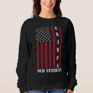Sudadera Veterano veterano veterano jubilado estadounidense